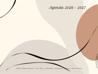Agenda n° 38 Annuel ou Scolaire